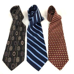 3 Silk Ties Bundle Hyde Park
